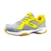 Grade SMASH memory foam Badminton shoes Grey Yellow