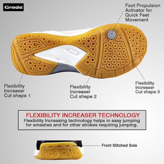 SMASH Badminton Shoes for Men With 