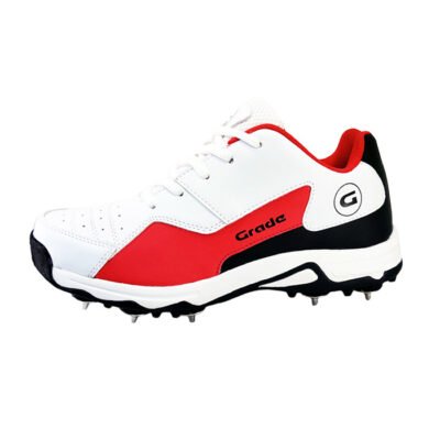 Grade straight drive cricket shoes with spikes nails with memory foam