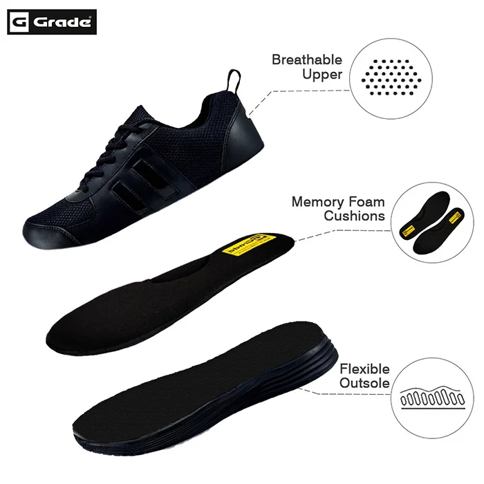 grade scholar school shoes memory foam