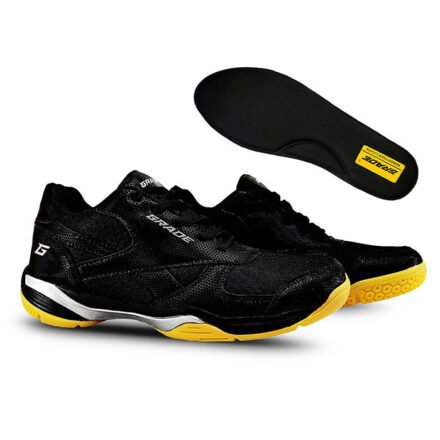 grade winner non marking sole badminton shoes with memory foam