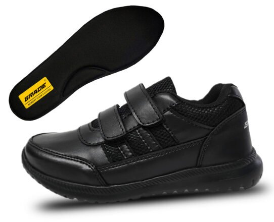 Grade school shoes for girls black