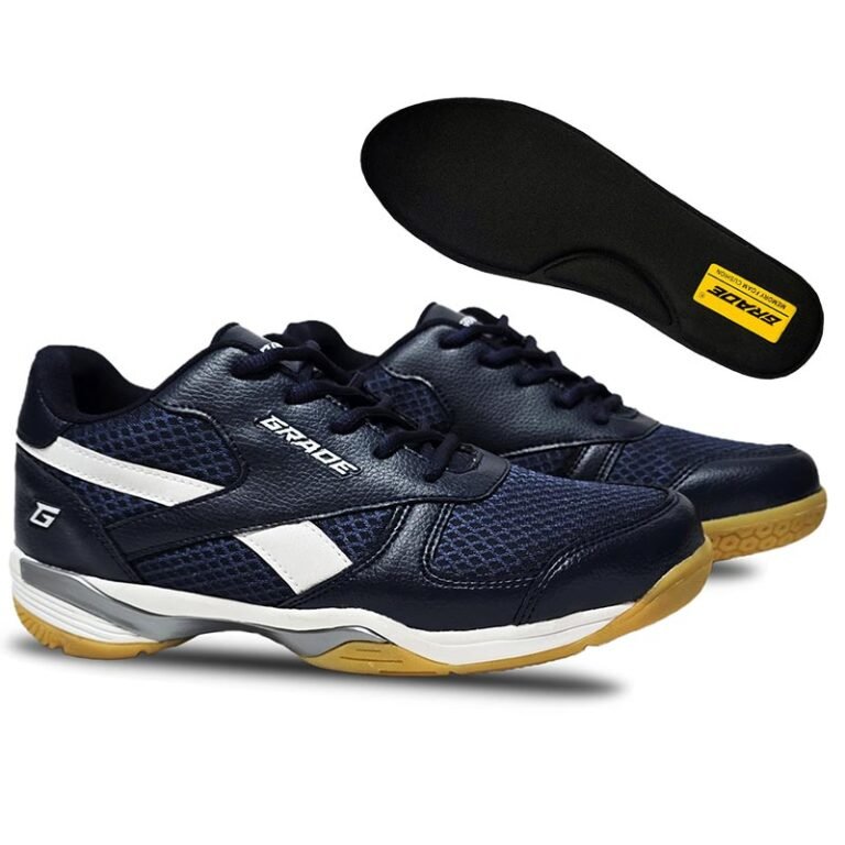 grade winner badminton shoes with memory foam gum sole non marking sole